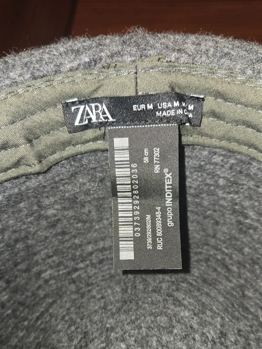 ZARA Wool Blend Bucket Hat